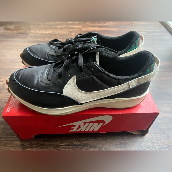 Nike Other - Nike Waffle Debut Premium Tartan Plaid Sneakers Mens 13 Shoes Black DV0813-001